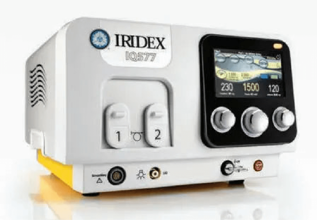 網膜光凝固 および 緑内障治療（MLTレーザー）