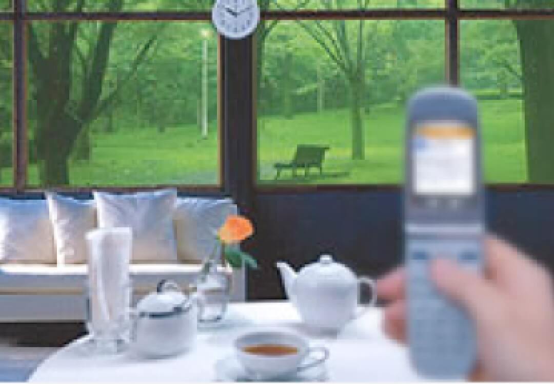 遠くにピントを合わせた場合